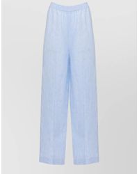 Fabiana Filippi - Relaxed Fit Striped Linen Straight Pants - Lyst