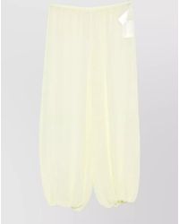 Frankie Shop - Straight Beach Trousers Wide Leg Ankle Length - Lyst