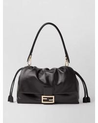 Fendi - Baguette Soft Large Leather Shoulder Clutch - Lyst