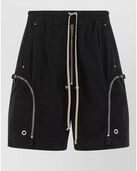 Rick Owens - Cotton Low-Rise Bermuda Shorts - Lyst