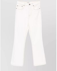 Tory Burch - Flared Leg Denim Jeans - Lyst