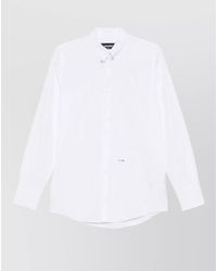 DSquared² - Shirt Long Sleeves Point Collar Button Cuffs - Lyst