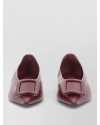 Roger Vivier - Ballerina Shoes Buckle Detail Pointed Toe - Lyst