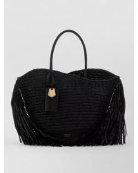 Ferragamo - Woven Leather Shopping Bag With Dual Handles - Lyst