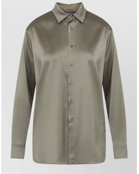 Ralph Lauren - Adrien Silk Satin Shirt Long Sleeves - Lyst