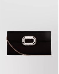 Roger Vivier - Silk Satin Clutch Bag - Lyst