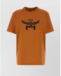 MCM - Cotton Logo Print T-Shirt - Lyst
