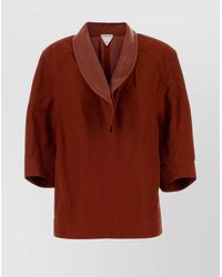 Bottega Veneta - Viscose Linen Shirt - Lyst
