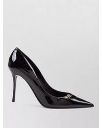 Dolce & Gabbana - Patent Leather Pointed-Toe Pumps - Lyst
