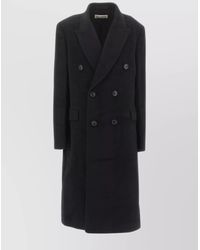 Our Legacy - Mohair Wool Double-Breasted Coat - Lyst