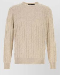 Polo Ralph Lauren - Cashmere Sweater Cable Knit Crew Neck - Lyst