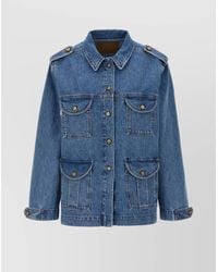 Blazé Milano - -Tone Buttons Long Sleeves Jacket' - Lyst