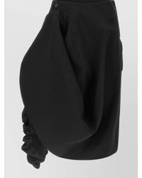 Comme des Garçons - Wool Asymmetric Draped Skirt - Lyst
