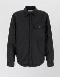 Stone Island - Nylon Padded Shirt Jacket - Lyst