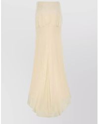 ARMARIUM - Rima Satin Skirt High Low Floor Length - Lyst