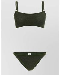 Hunza G - Iris Bikini Ring Detail Textured Design - Lyst