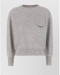 Brunello Cucinelli - Cashmere Ribbed Crew-Neck Sweater - Lyst