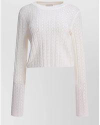 Loulou de Saison - Fine-Knit Crew-Neck Sweater - Lyst