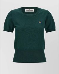 Vivienne Westwood - Bea Knit Top Round Neck Short Sleeves - Lyst