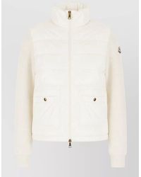 Moncler - Jacket Front Pockets High Collar Quilted - Lyst