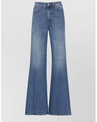 Dondup - Flared Straight Leg Denim Five Pocket Trousers - Lyst