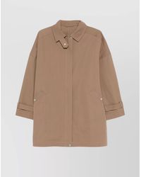 TOTEME - Belted Cuffs Trench Coat With Oversized Fit - Lyst