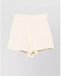 Autry - Jersey Shorts With Elastic Waistband And Side Pockets - Lyst
