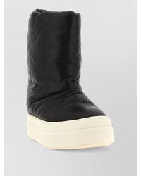 Rick Owens - Leather Mega Bumper Lunar Hi-Top Sneakers - Lyst