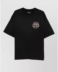 Amiri - Crystal Graphic Crew Neck Rhinestone T-Shirt - Lyst