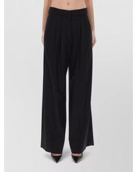 PT Torino - Cashmere Wide-Leg Trousers - Lyst