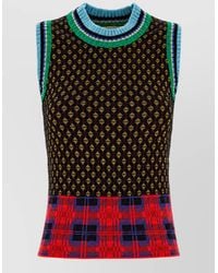 Dries Van Noten - Embroidered Wool Blend Vest - Lyst