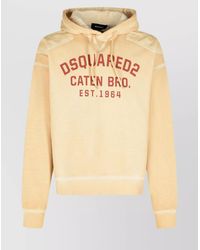 DSquared² - 'Cipro' Sand Cotton Sweatshirt - Lyst