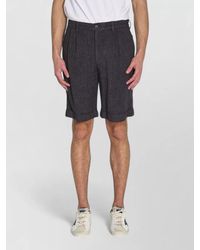 Barena - Linen Blend Wide-Leg Tailored Shorts - Lyst