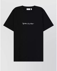 Off-White c/o Virgil Abloh - Slim Fit Logo Crew Neck T Shirt - Lyst