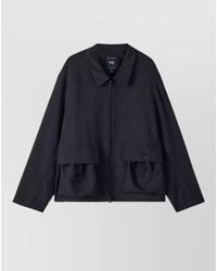 Y-3 - Jacket Collar Long Sleeves Flap Pockets - Lyst