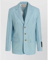 Marni - Virgin Wool Single-Breasted Blazer - Lyst