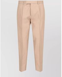 ZEGNA - Straight Trousers With Pockets And Pleats - Lyst