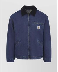 Carhartt - Detroit Jacket With Ribbed Cuffs And Hem - Lyst