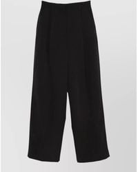 Thelatest - Axel High Waist Pleated Wide Leg Trousers - Lyst