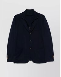 Eleventy - Wool Layered Blazer - Lyst