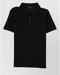Balmain - Short Sleeve Polo Shirt Straight Fit - Lyst