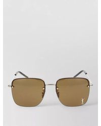 Saint Laurent - Sunglasses Sl 312 M Metal Square Frame - Lyst