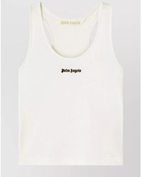 Palm Angels - Ribbed Sleeveless Racerback Tank Top - Lyst