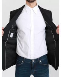 Dolce & Gabbana - Single Breasted Wool Blend Formal Blazer - Lyst
