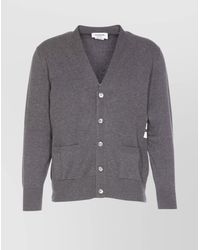 Thom Browne - Cashmere Fine-Knit Relaxed-Fit V-Neck Cardigan - Lyst