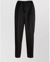 PT Torino - Satin Pleated Tailored Trousers - Lyst