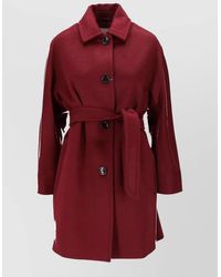 Max Mara - Camel Hair Single-Breasted Coat - Lyst