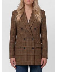 Tagliatore - Jasmine Double Breasted Prince Of Wales Jacket - Lyst