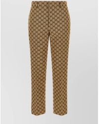 Gucci - Trousers With Belt Loops And Back Pocket - Lyst