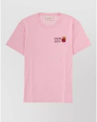 MC2 Saint Barth - Emilie Crew Neck Embroidered T-Shirt - Lyst